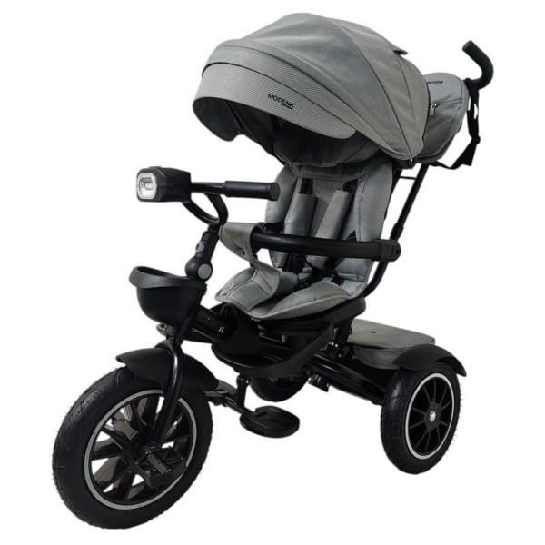 Дитячий триколісний велосипед MODENA ME 1193 Gray з батьківською ручкою