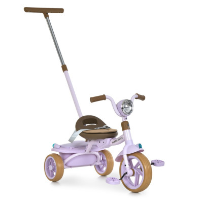 Дитячий триколісний велосипед MT 1037-1 Lilac з батьківською ручкою