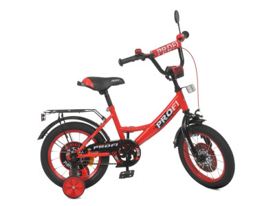 Велосипед дитячий PROF1 Y1446-1 14 дюймів, червоний