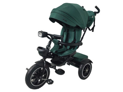 Дитячий триколісний велосипед MODENA ME 1193 Green з батьківською ручкою
