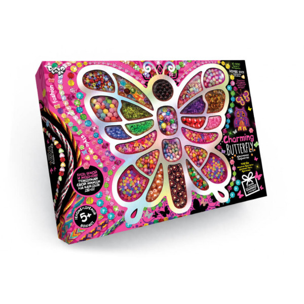 Набір бісеру "Charming Butterfly" 7269DT великий бісер Набір бісеру "Charming Butterfly" 7269DT великий бісер