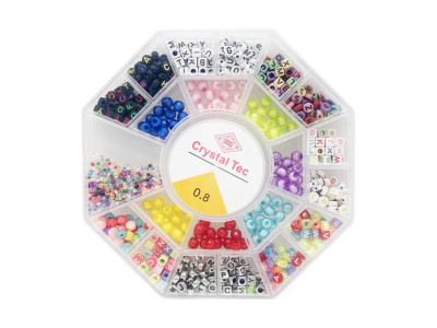 Набір бісеру для створення прикрас 035-79 волосінь в комплекті