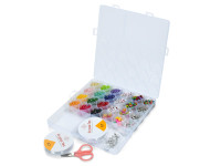 Набір для творчості Бісер A103-13K намистини з літерами паєтки ножиці