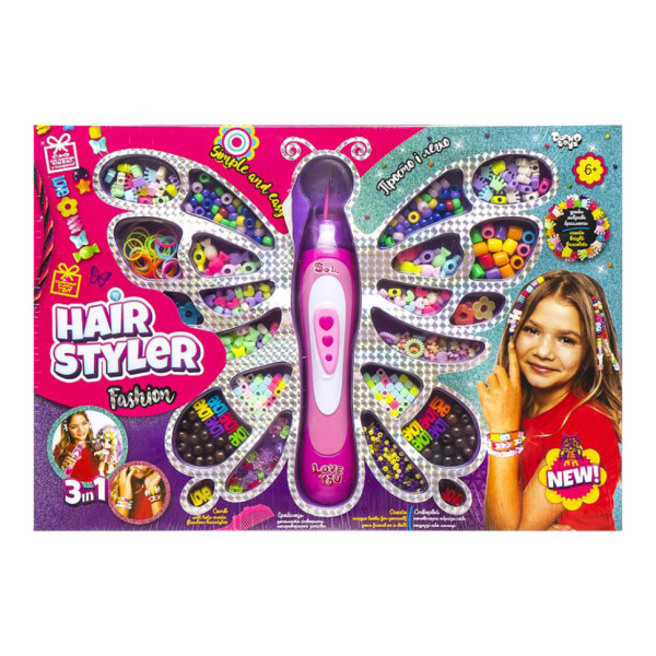 Набір креативної творчості "Hair Styler. Fashion" HS-01-01 верстат для плетіння куміхімо Набір креативної творчості "Hair Styler. Fashion" HS-01-01 верстат для плетіння куміхімо