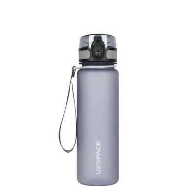 Пляшка для води UZSPACE 3026(Grey) 500 мл сіра