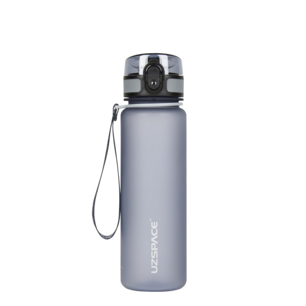 Пляшка для води UZSPACE 3026(Grey) 500 мл сіра