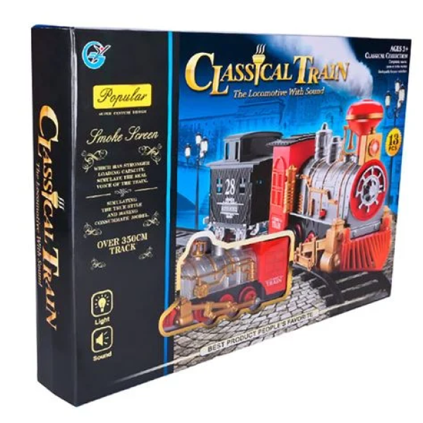 Дитяча іграшкова "Залізна дорога" GY810-1 світло звук