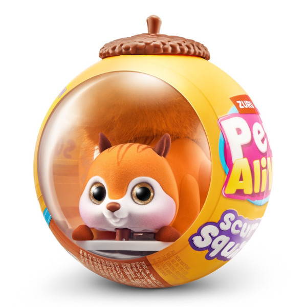 Інтерактивна мяка іграшка "Білочка" Pets & Robo Alive 9565A серії PETS ALIVE