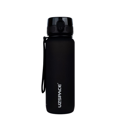 Пляшка для води UZSPACE 3053(Black) 800 мл чорна
