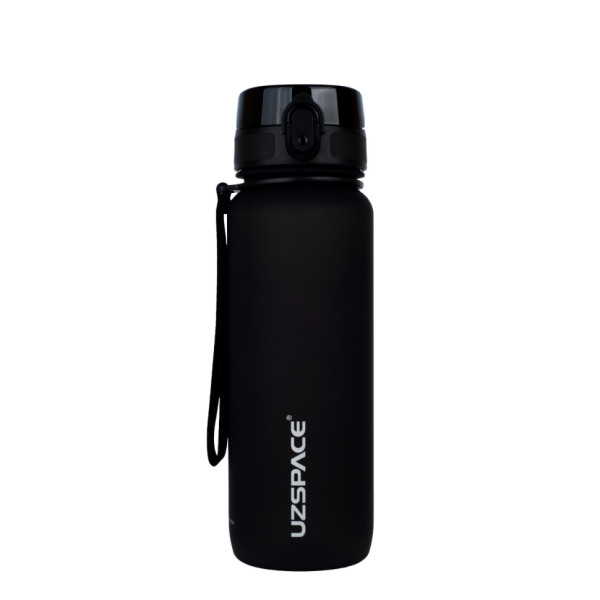 Пляшка для води UZSPACE 3053(Black) 800 мл чорна