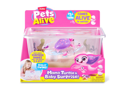 Інтерактивний ігровий набір Мама черепаха із сюрпризом Pets & Robo Alive 9560 "Mama & Baby Surprise" Інтерактивний ігровий набір Мама черепаха із сюрпризом Pets & Robo Alive 9560 "Mama & Baby Surprise"