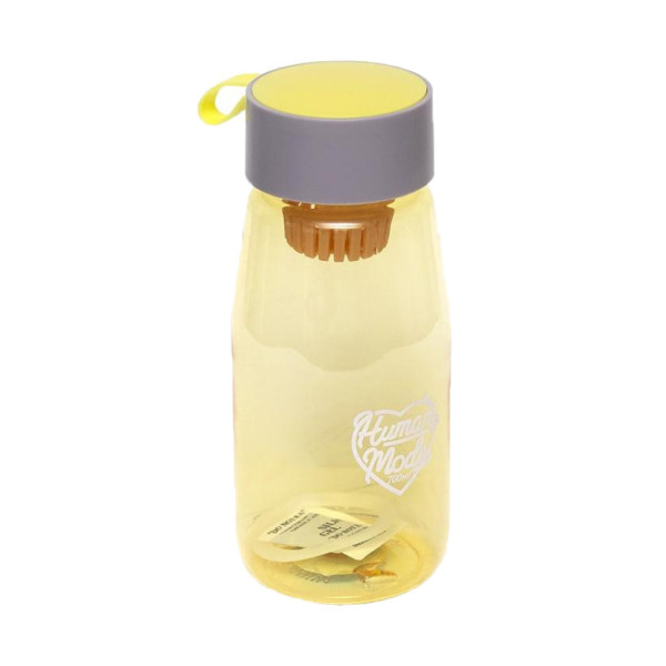 Пластикова пляшка для води із ситечком 2315 0.7 літра Жовтий