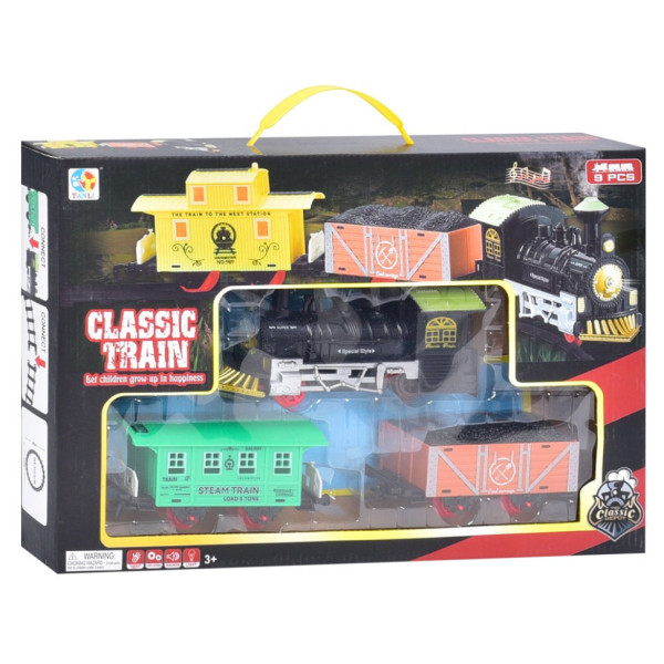 Дитячий ігровий набір "Залізниця" TL47 локомотив два вагони