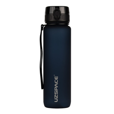 Пляшка для води UZSPACE 3038(Dark-Blue) 1000 мл темно-синя
