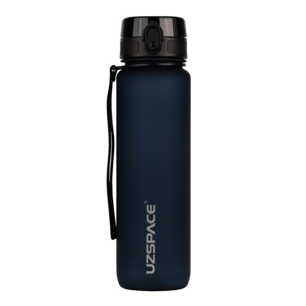 Пляшка для води UZSPACE 3038(Dark-Blue) 1000 мл темно-синя