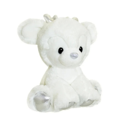 Дитяча мяконабивна іграшка "Оленя" Aurora 220492C білий 20 см