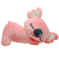 Дитяча м'яка іграшка "Коала" L1129(Pink) іграшка з пледом розмір 50 см