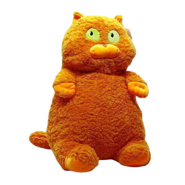 Мяка іграшка "Товстий кіт" K15215 60 см Жовтий