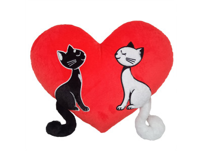 Подушка декоративна "Котики день та ніч" FWPCATSDAYNIG25RD