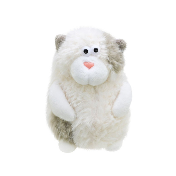 Дитяча мяка іграшка "Кумедний кіт" C6303(White) розмір 13 см Дитяча мяка іграшка "Кумедний кіт" C6303(White) розмір 13 см