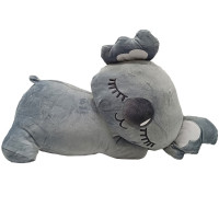 Дитяча м'яка іграшка "Коала" L1129(Grey) іграшка з пледом розмір 50 см
