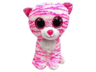 Дитяча м'яка іграшка Котик PL0662(Cat-WhitePink) 23 см