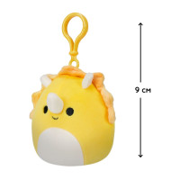 Мяка іграшка на кліпсі "Трицератопс" Squishmallows SQCP00216 9 см