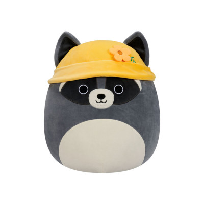Мяка іграшка Єнот Роккі в панамці Squishmallows SQER00820 13 см