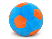 Іграшка мяконабивна Мяч футбольний Macik МС 180402-01(Blue-Orange) розмір 22 см