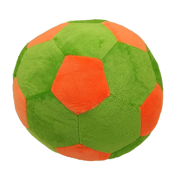 Дитяча м'яка іграшка М'яч футбольний МС 180402-01(Green-Orange) Дитяча м'яка іграшка М'яч футбольний МС 180402-01(Green-Orange)