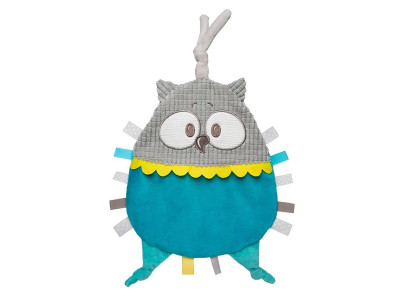 Мяка іграшка "Сова" Pastel Friends Canpol babies 68/067_tur з елементами що шелестіть