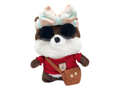 Мяка іграшка "Песик" K0201(Brown) одяг в асортименті 30 см Мяка іграшка "Песик" K0201(Brown) одяг в асортименті 30 см