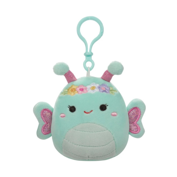 Мяка іграшка Метелик Рейна Squishmallows SQCP00181 на кліпсі 9 см