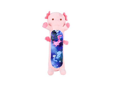 Мяка іграшка-подушка "Аксолотль-батон" HKF2206(Pink) розмір 100 см