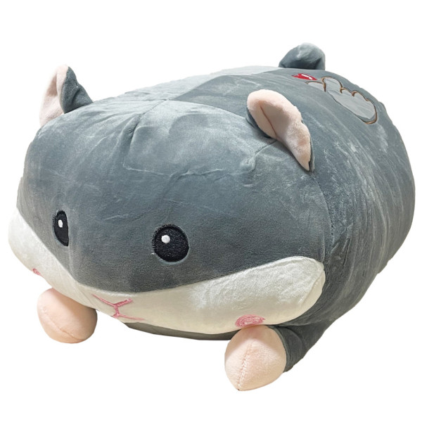 Дитяча мяка іграшка "Хомяк" L1121(Grey) іграшка з пледом розмір 50 см