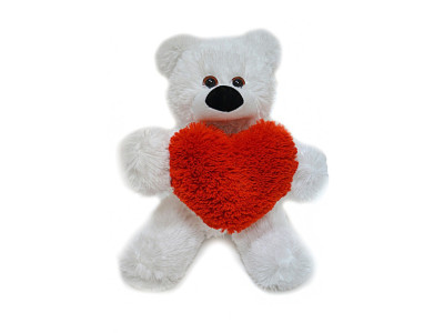 М'яка іграшка "Ведмедик Бублик із серцем" 5784686ALN 43 см