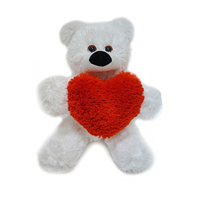 М'яка іграшка "Ведмедик Бублик із серцем" 5784686ALN 43 см