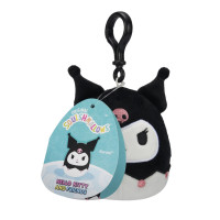 Дитяча мяка іграшка на кліпсі серії «Хелло Кітті» Куромі Squishmallows SQSN00277 9 см Дитяча мяка іграшка на кліпсі серії «Хелло Кітті» Куромі Squishmallows SQSN00277 9 см