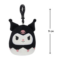 Дитяча мяка іграшка на кліпсі серії «Хелло Кітті» Куромі Squishmallows SQSN00277 9 см Дитяча мяка іграшка на кліпсі серії «Хелло Кітті» Куромі Squishmallows SQSN00277 9 см