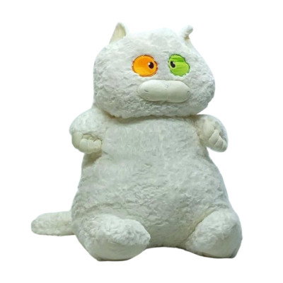 Мяка іграшка "Товстий кіт" K15215 60 см Білий