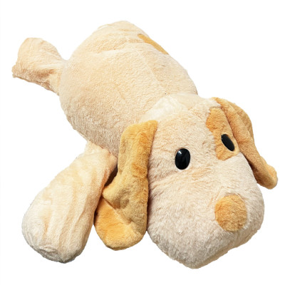 Дитяча мяка іграшка "Собачка" L1132(Peach) іграшка з пледом розмір 55 см