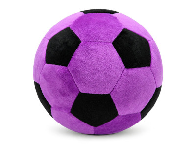Іграшка мяконабивна Мяч футбольний МС 180402-01(Violet-Black) розмір 22 см