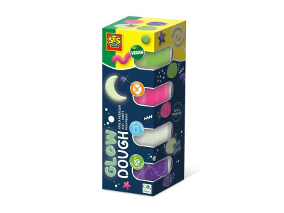 Незасихаюча маса для ліплення SES Creative Feel good dough Сяйво (00516S) Незасихаюча маса для ліплення SES Creative Feel good dough Сяйво (00516S)