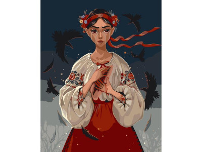 Картина за номерами ArtCraft Катерина 40х50 см (10080-AC) Картина за номерами ArtCraft Катерина 40х50 см (10080-AC)