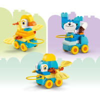 Конструктор LEGO DUPLO Town Тварини на колесах 3 в 1, 58 деталей (10448)