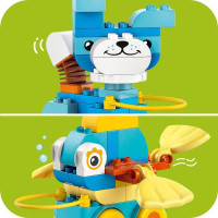 Конструктор LEGO DUPLO Town Тварини на колесах 3 в 1, 58 деталей (10448)