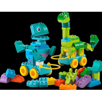 Конструктор LEGO DUPLO Town Динозаври на колесах 3 в 1, 108 деталей (10451)