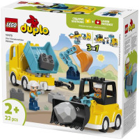 Конструктор LEGO DUPLO Town 3-в-1 Будівельна техніка 22 Деталі (10475)