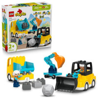 Конструктор LEGO DUPLO Town 3-в-1 Будівельна техніка 22 Деталі (10475)