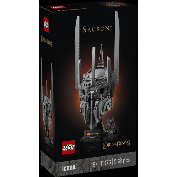 Конструктор LEGO® Icons Володар перснів: шолом Саурона 538 деталей (11373)